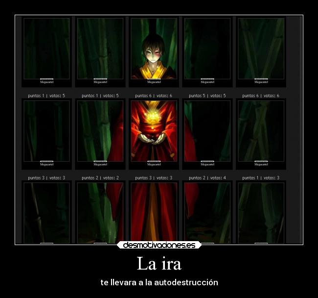 carteles anime avatar zuko megacartel desmotivaciones