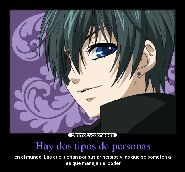 Hay dos tipos de personas -