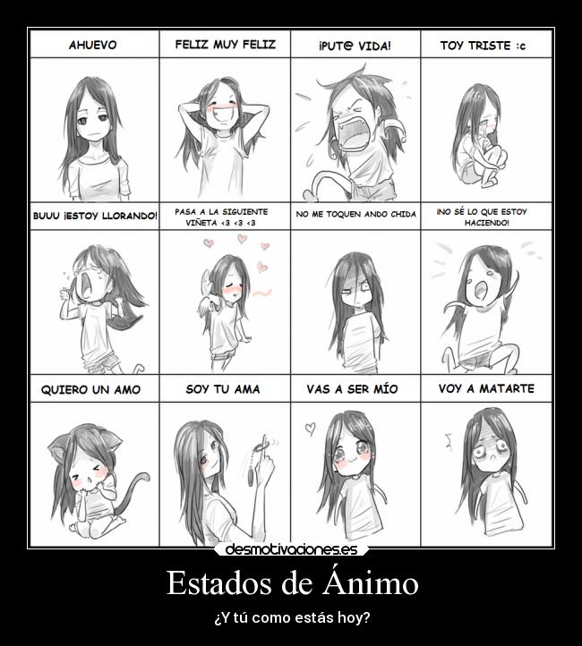 Estados de Ánimo - ¿Y tú como estás hoy?