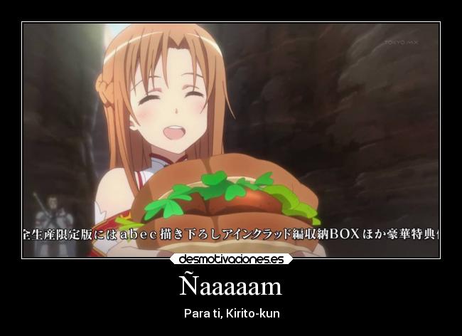 Ñaaaaam - Para ti, Kirito-kun