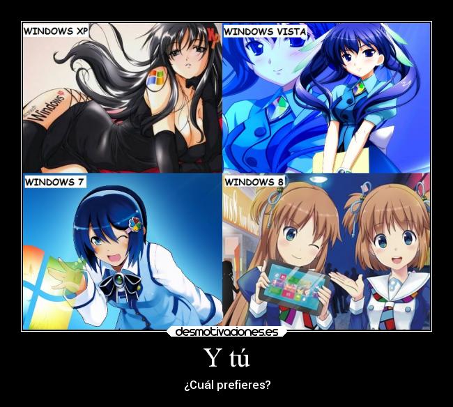 Y tú - ¿Cuál prefieres?