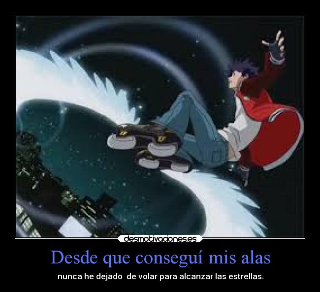 Desde que conseguí mis alas -