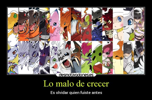 Lo malo de crecer -