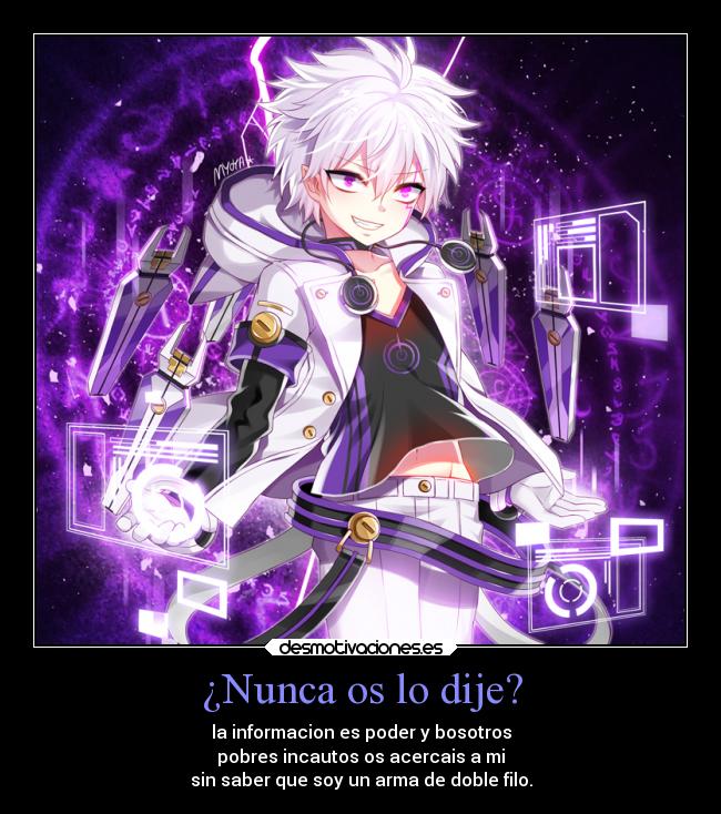 ¿Nunca os lo dije? - 