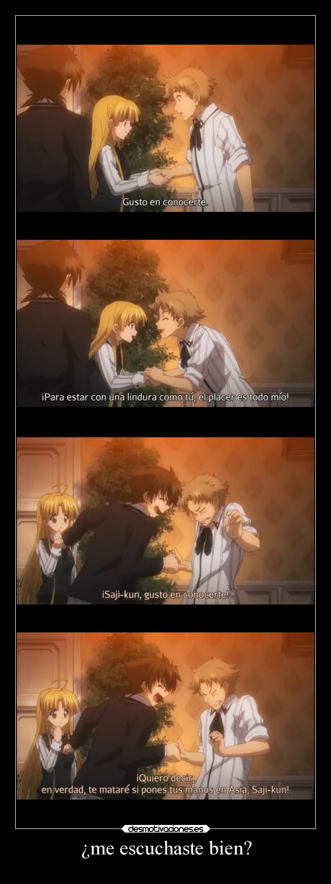 ¿me escuchaste bien? - 