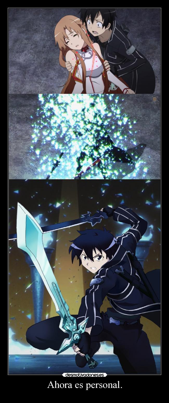 Ahora es personal. -