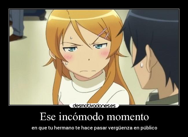 Ese incómodo momento -