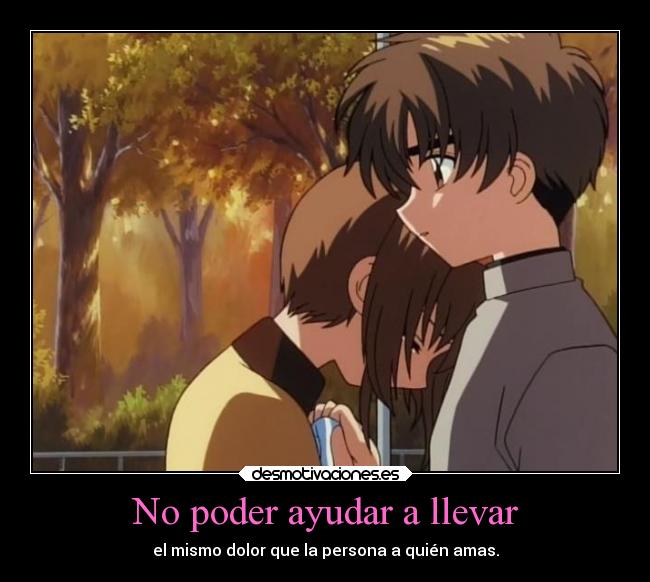 No poder ayudar a llevar -