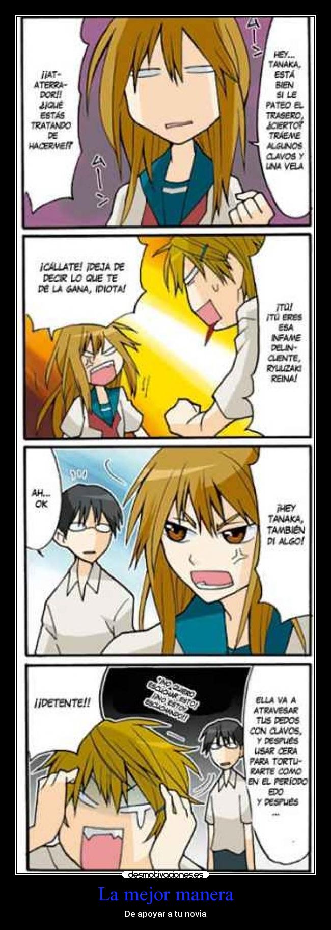 La mejor manera - De apoyar a tu novia