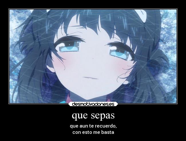 que sepas - 