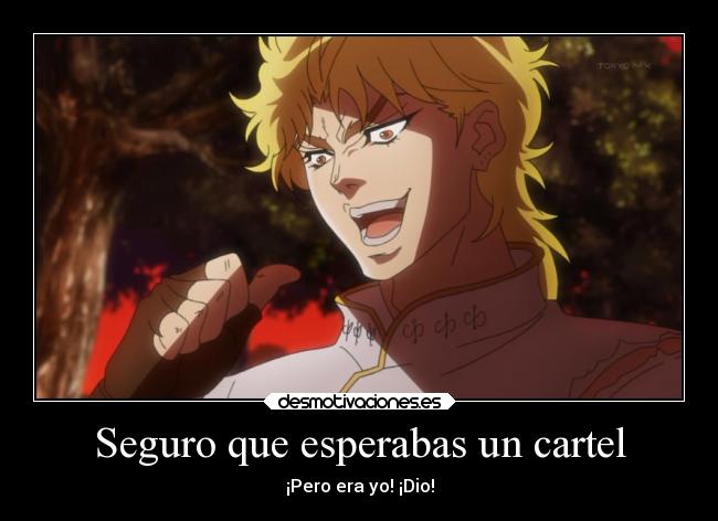 Seguro que esperabas un cartel -