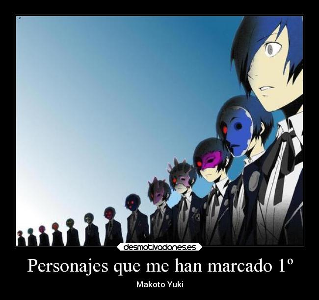 carteles anime persona3 desmotivaciones