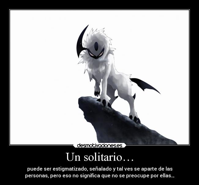 Un solitario… - 