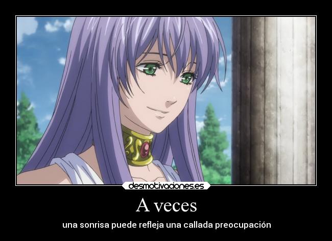 carteles anime saint seiya sasha athena lost canvas desmotivaciones