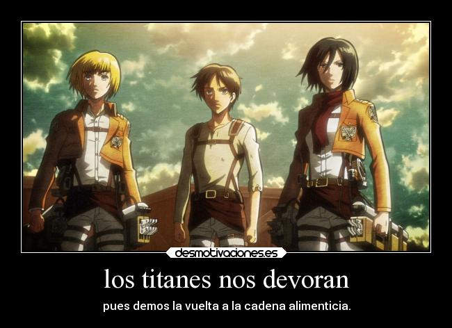 los titanes nos devoran -