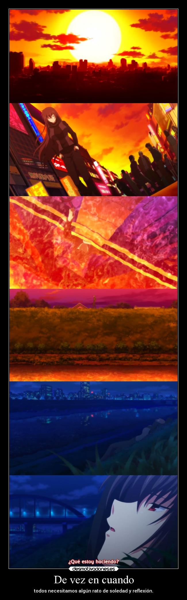 carteles anime soledad mundo vida amor maji watashi koi shinasai manga otaku raptorhunters harukaze reflexion desmotivaciones