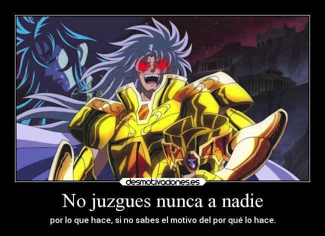 No juzgues nunca a nadie - 