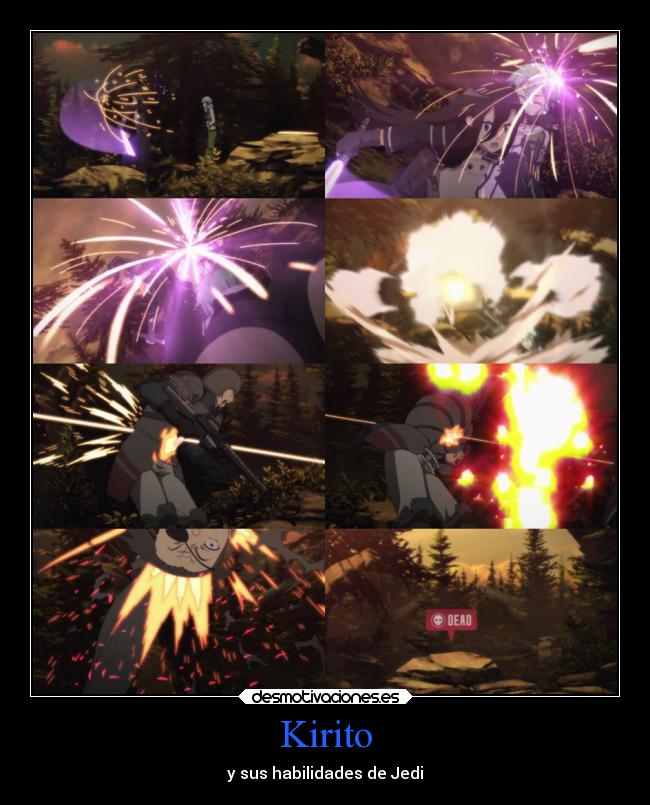 Kirito - y sus habilidades de Jedi