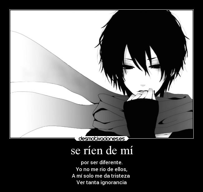 carteles anime tristeza desmotivaciones
