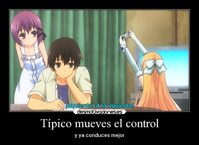 carteles anime vida humor otaku manga comedia rokujouma shinryakusha desmotivaciones