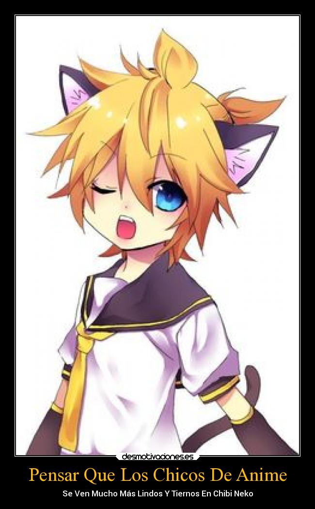 Pensar Que Los Chicos De Anime - 