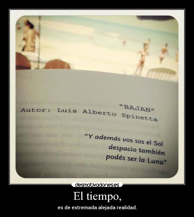 El tiempo, - 
