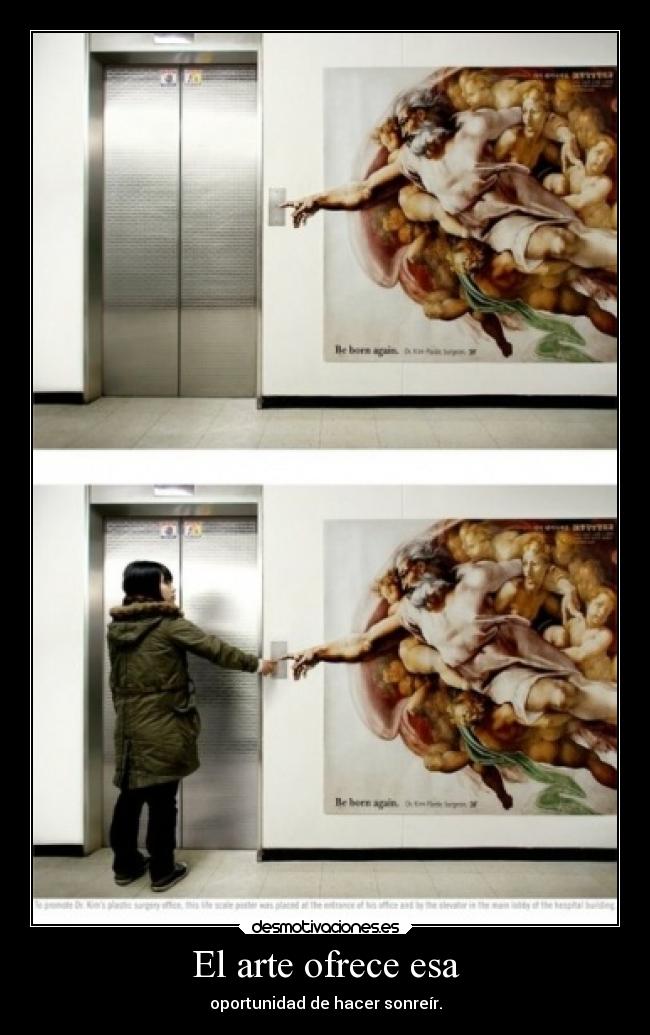 carteles arte arte vida desmotivaciones