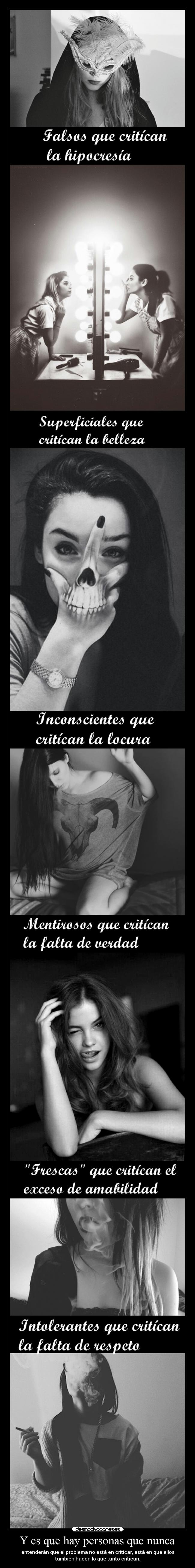 Y es que hay personas que nunca - 