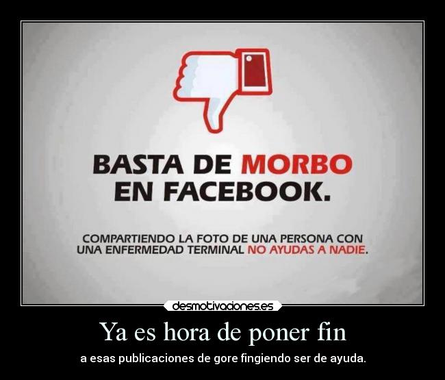 Ya es hora de poner fin -
