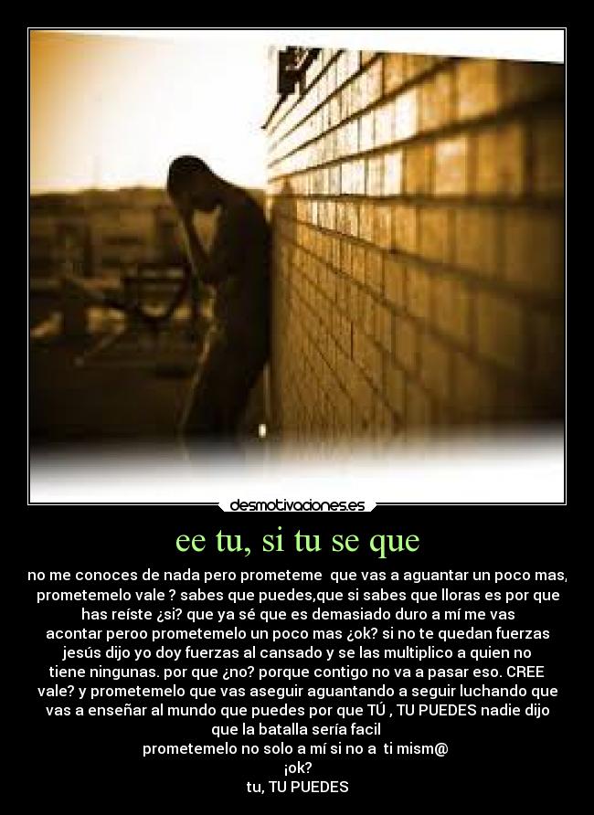 ee tu, si tu se que - 