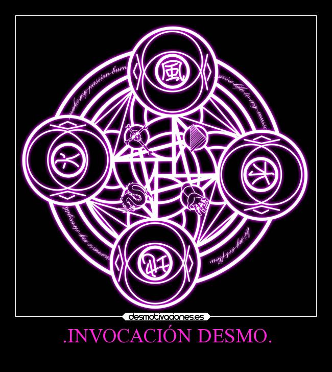 .INVOCACIÓN DESMO. - 