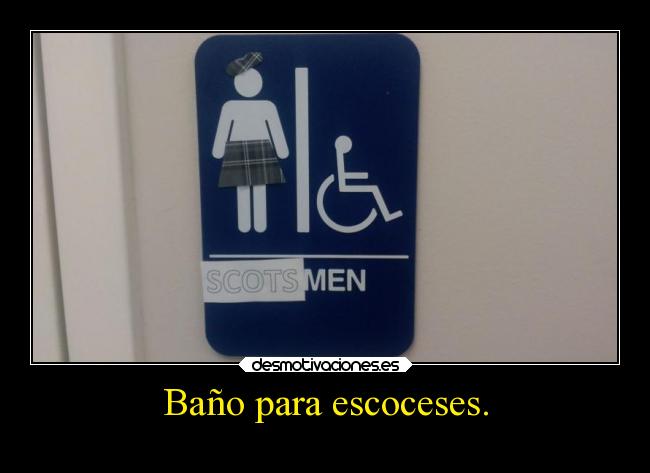 Baño para escoceses. - 