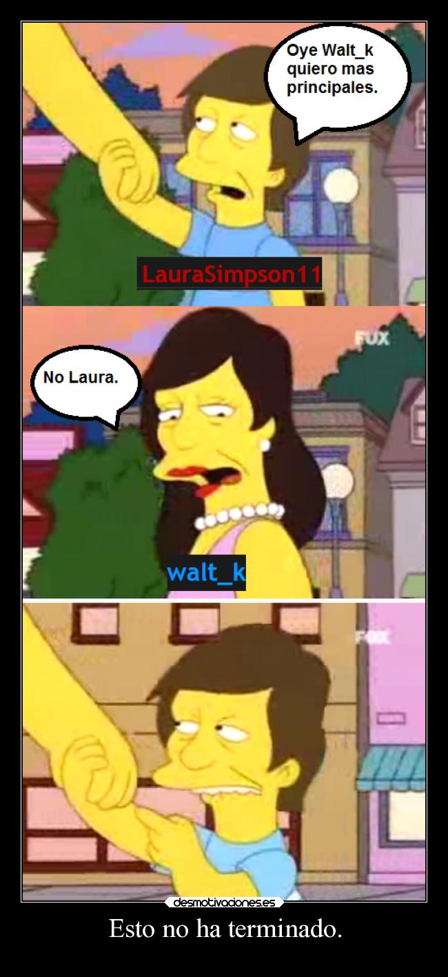 Esto no ha terminado. -