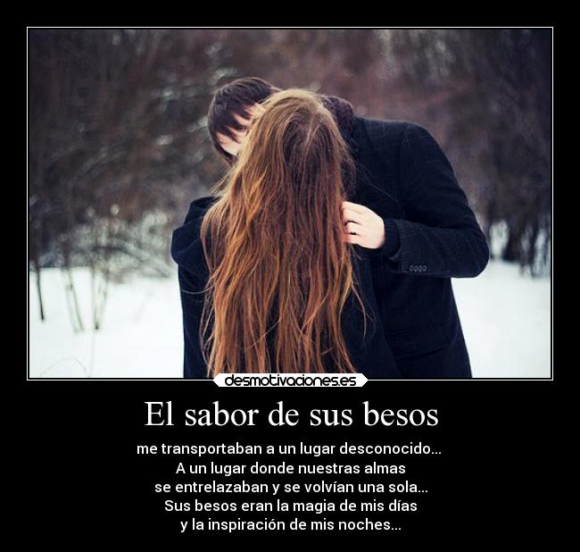 El sabor de sus besos - 