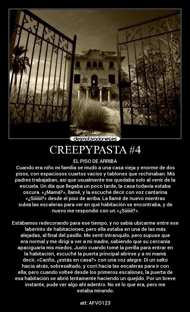 carteles casa desmotivaciones creepypasta arriba desmotivaciones
