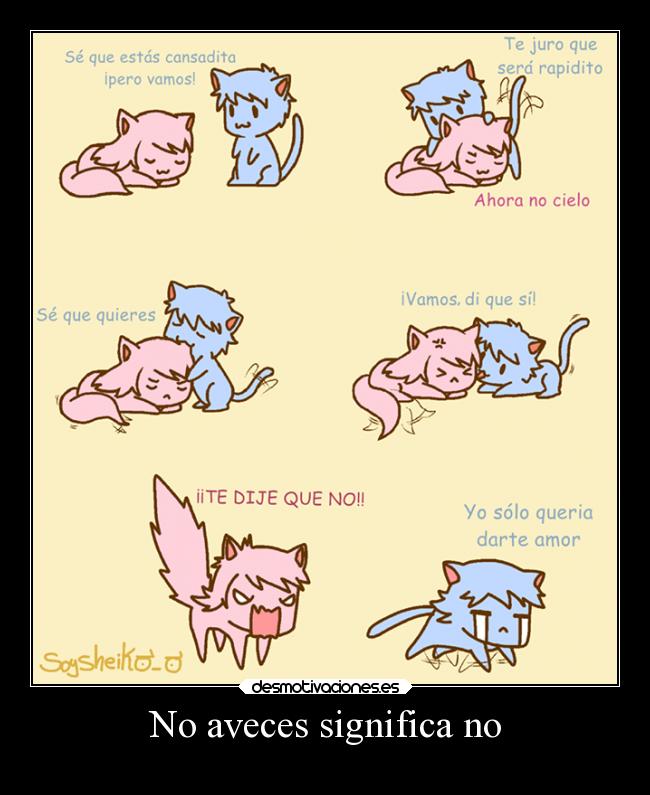 No aveces significa no -