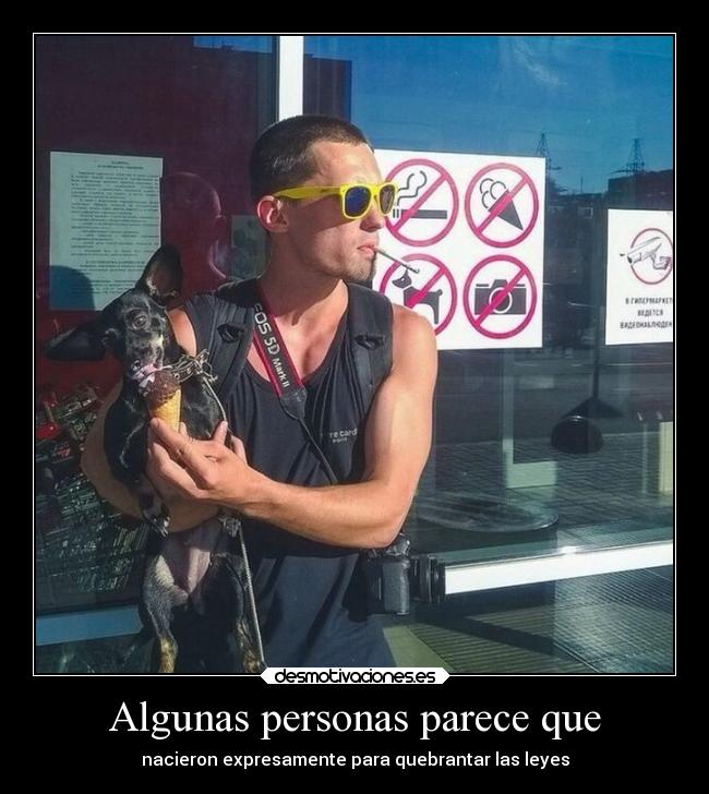 Algunas personas parece que -