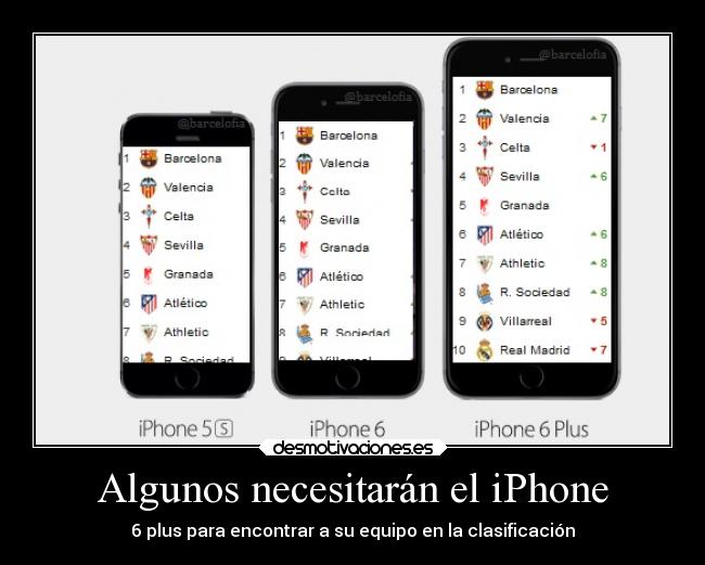 Algunos necesitarán el iPhone -
