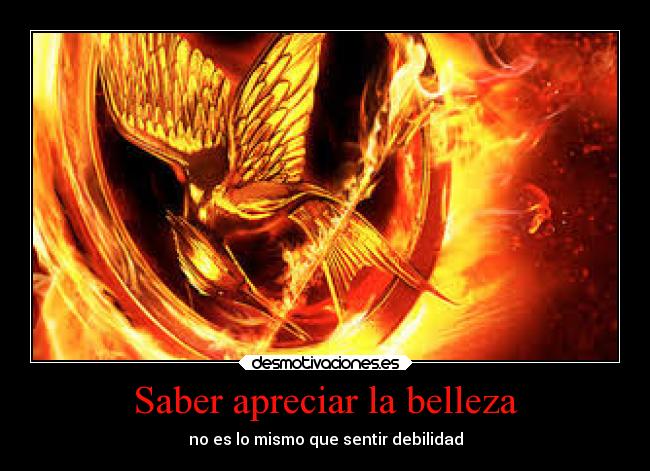 Saber apreciar la belleza -
