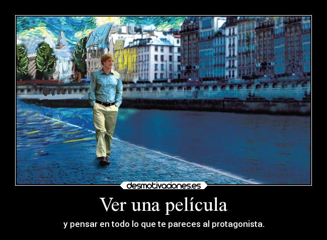 carteles cine midnightinparis este cartel mancilla laa peli desmotivaciones