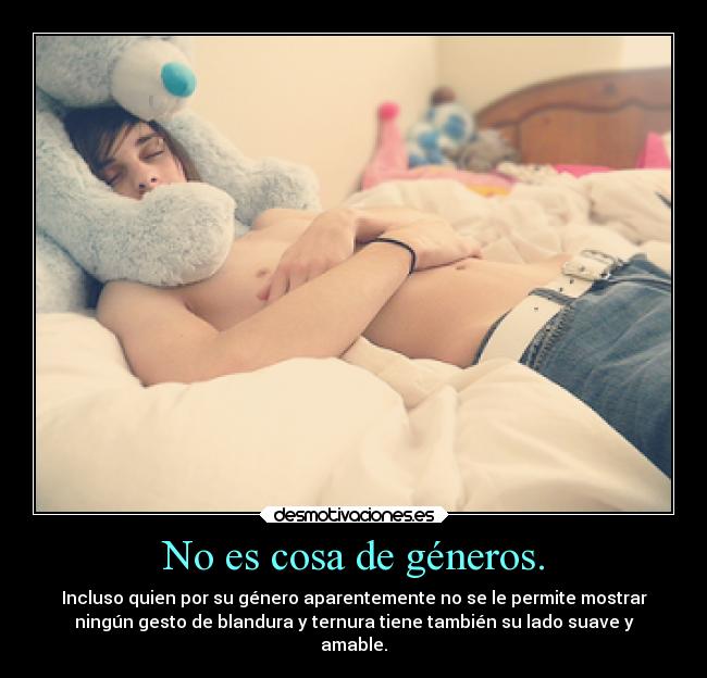 No es cosa de géneros. - 
