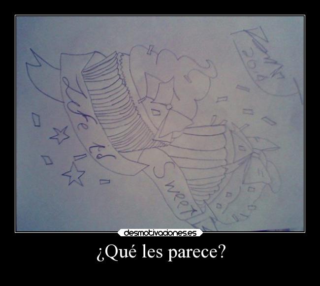 ¿Qué les parece? - 