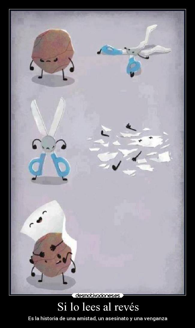Si lo lees al revés - Es la historia de una amistad, un asesinato y una venganza
