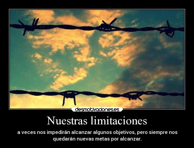 Nuestras limitaciones - 