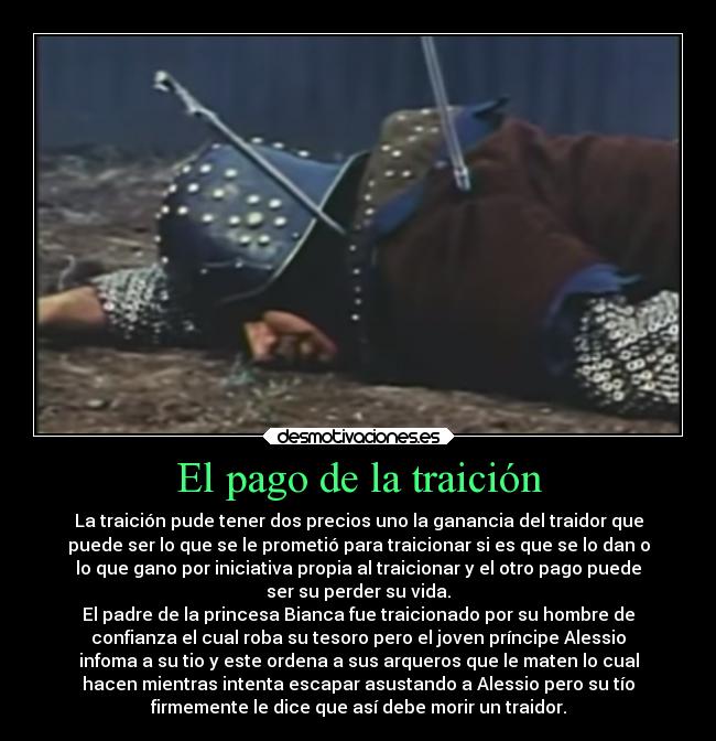 El pago de la traición - 