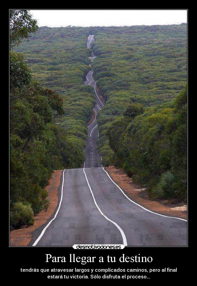 carteles destino destino vida caminos desmotivaciones