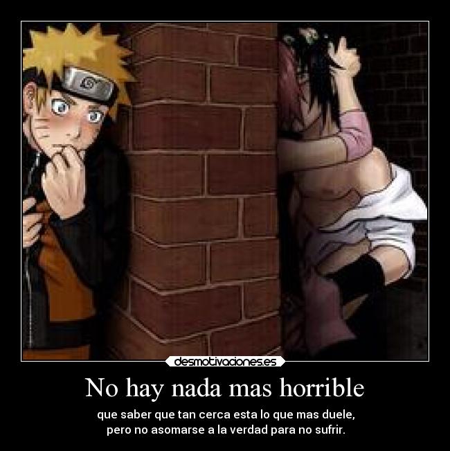 No hay nada mas horrible - 