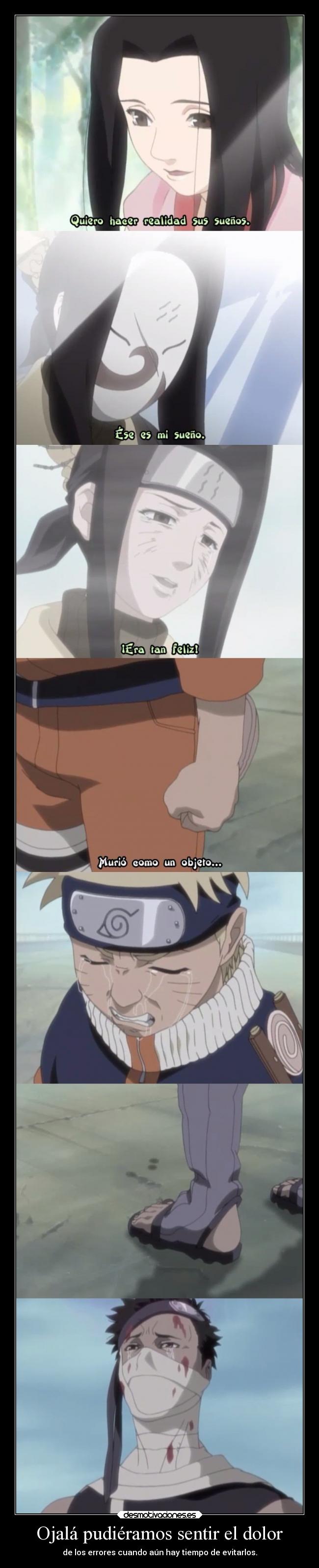 Ojalá pudiéramos sentir el dolor -