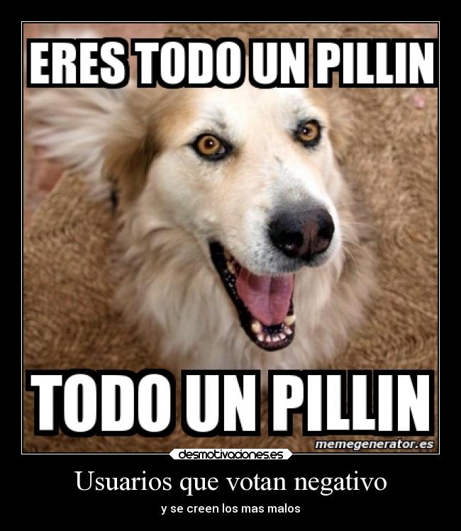 Usuarios que votan negativo - 