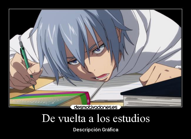 De vuelta a los estudios -
